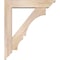 Ekena Millwork Balboa Traditional Smooth Bracket w/ Offset Brace, Douglas Fir, 5 1/2"W x 24"D x 28"H BKT0604X24X28BOA01SDF - alternate 3
